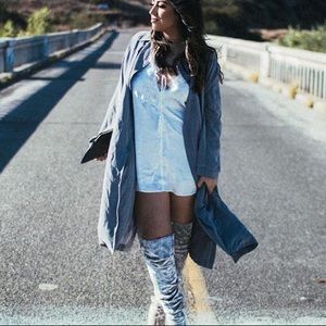 White halter satin dress